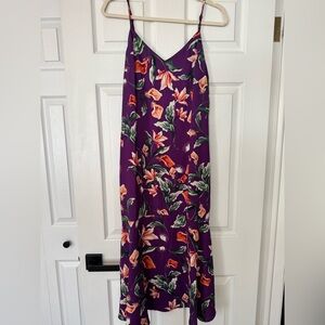 Lulu's Vibrant Purple Floral Dress